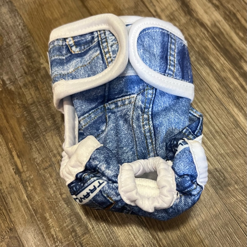 NWOT set of 3 XS Joy Doag washable doggie diapers. - Picture 4 of 7